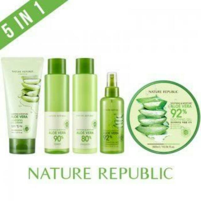   NATURE  REPUBLIC  SOOTHING AND MOISTURE ALOEVERA TONER  