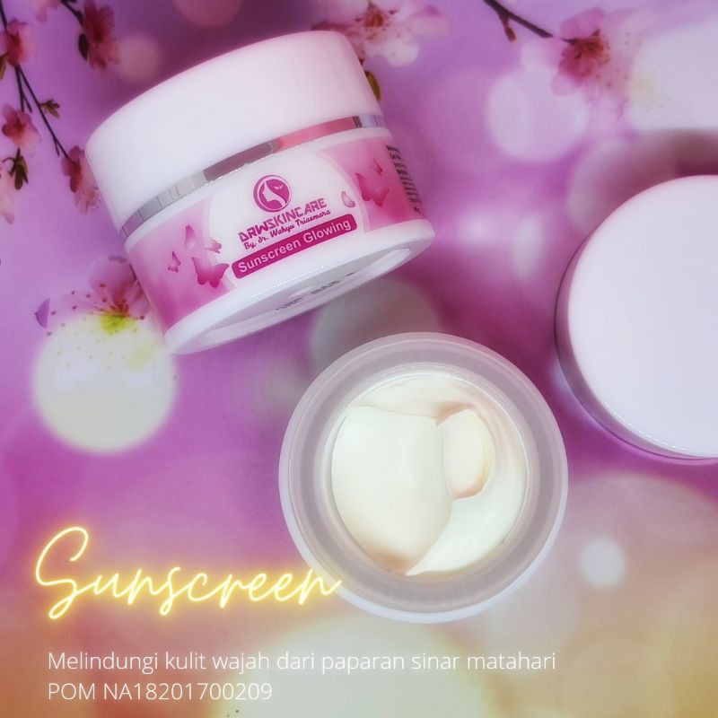 Sunscreen glowing tabir surya drw skincare