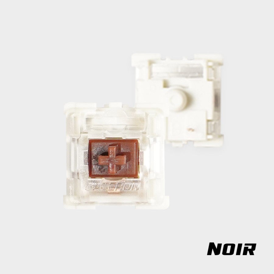 Noir Gateron KS-9 Brown Switch (Tactile - Plate Mount) - Switch