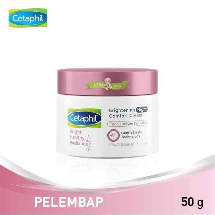 PERA457 PELEMBAB WAJAH CETAPHIL BRIGHTENING NIGHT COMFORT CREAM 50 GR ed bln 4 2025