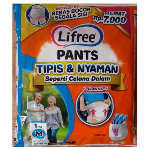 LiFree Popok Dewasa Ecer M L XL1