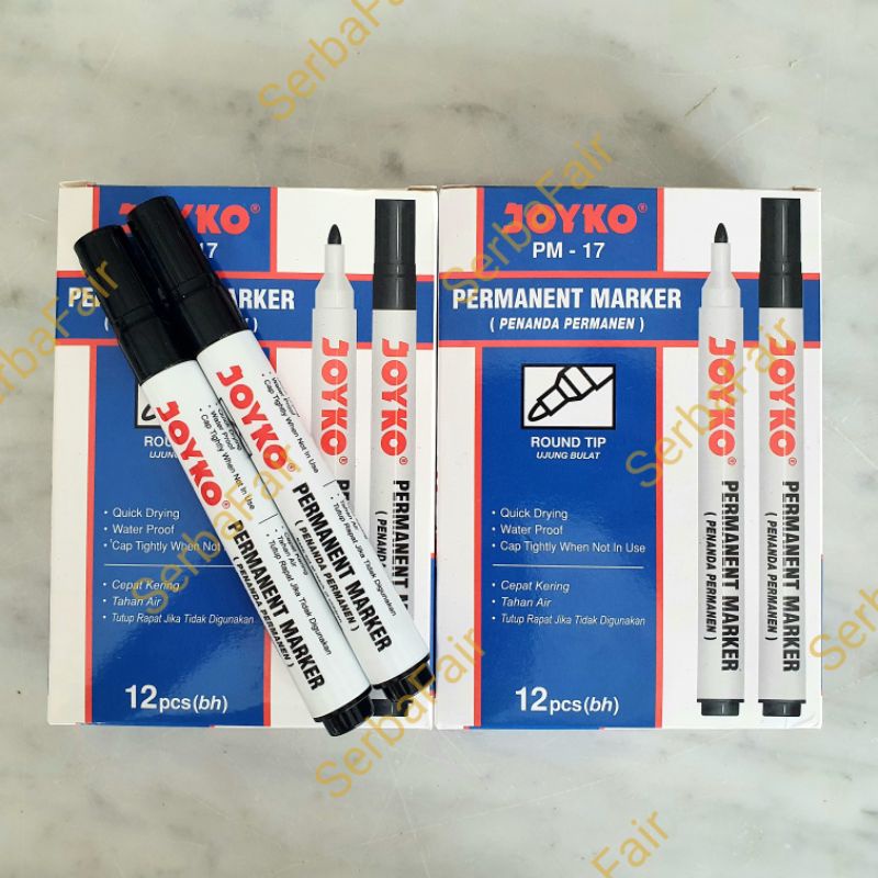 

Spidol Permanent Joyko / Spidol permanen tidak bisa dihapus / Spidol