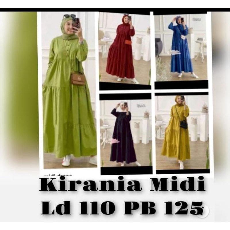MIDI DRESS KIRANIA// MIDI DRESS POLOS