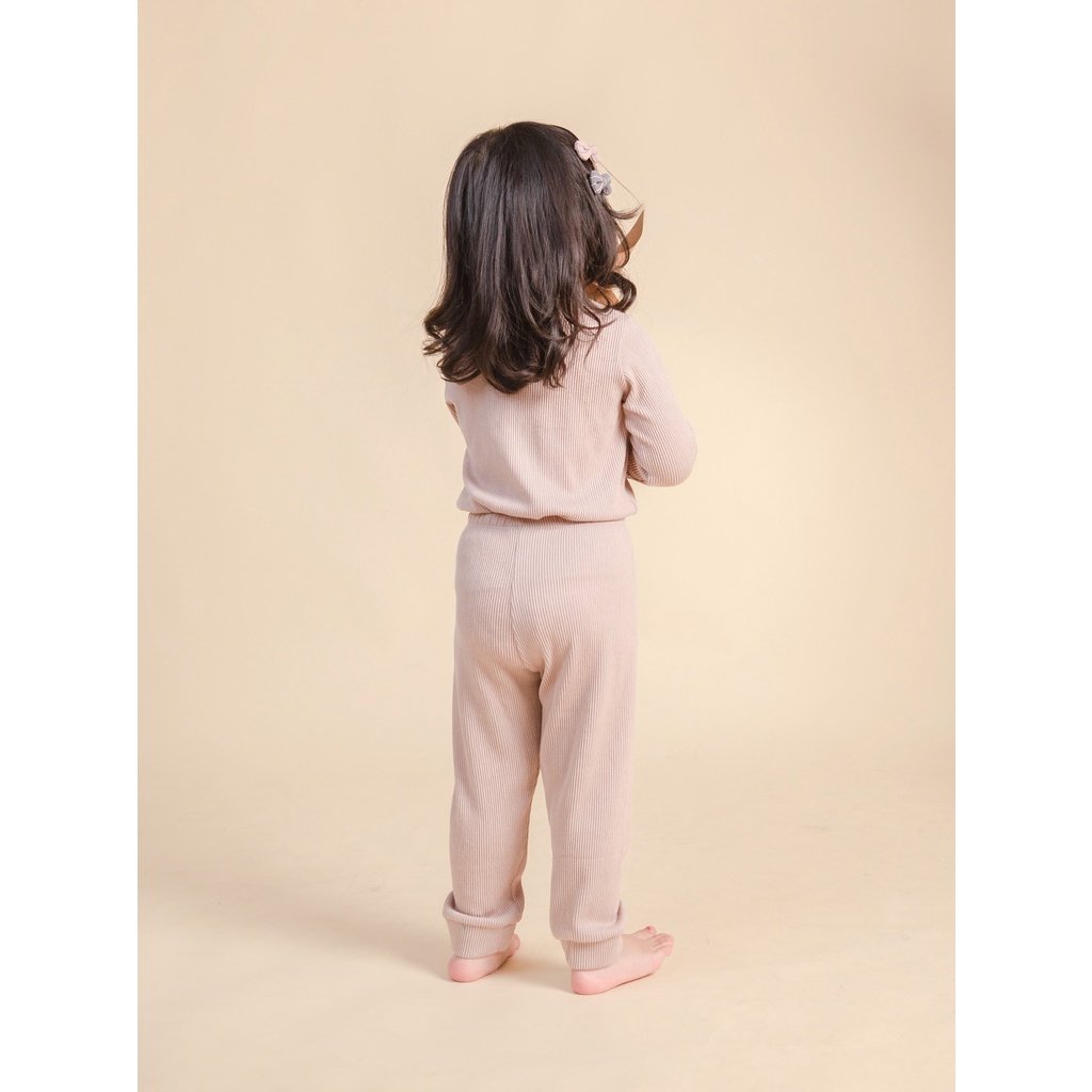 Bell &amp; Bo - Rumi Set - Piyama Rib Anak Bayi Laki dan Perempuan