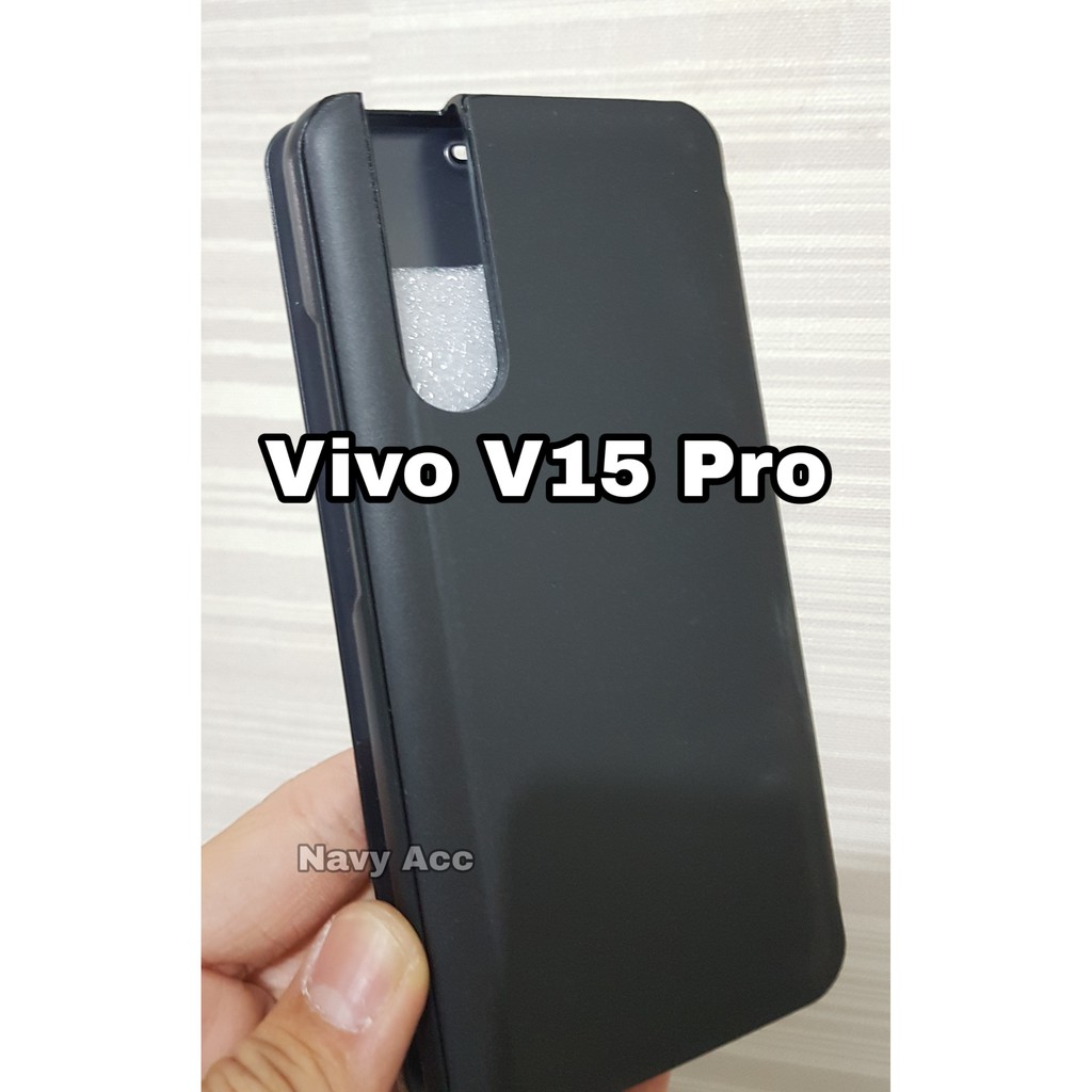 Flip Case Vivo V15 - V15 PRO - Sarung Buku Clear View