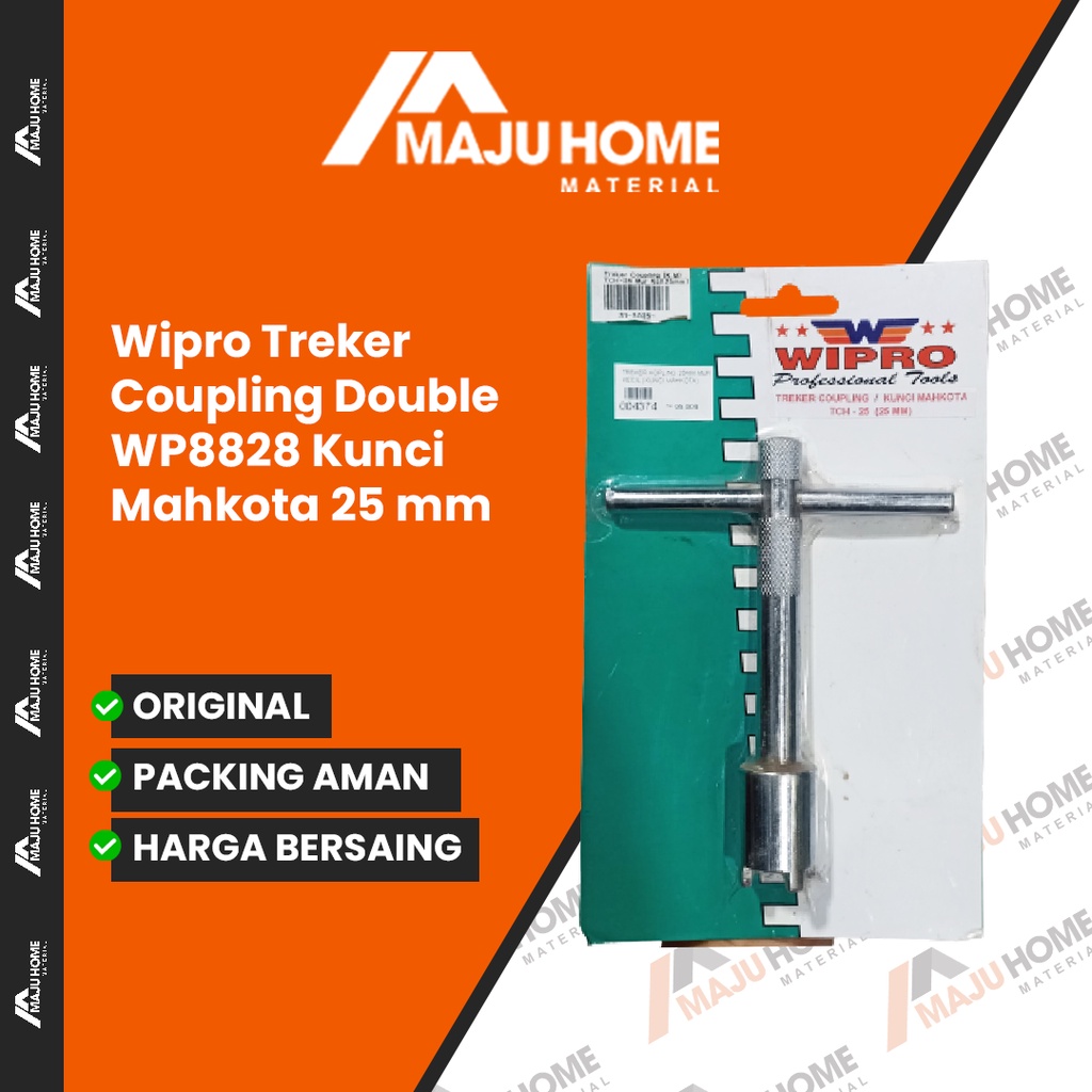 Wipro Treker Coupling Double WP8828 Kunci Mahkota 25 mm