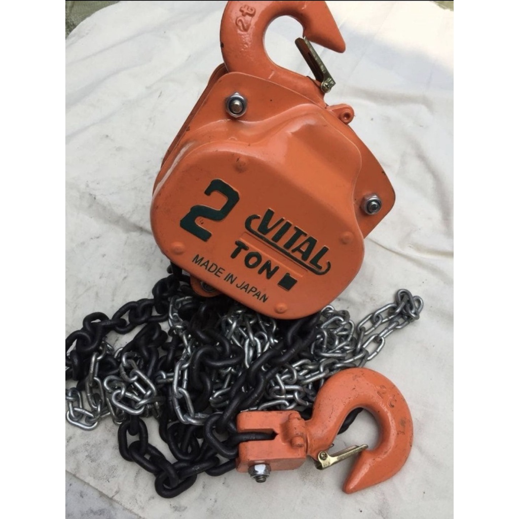 (SMG) chainblock takel vital kerekan manual katrol 2 ton x 12 meter