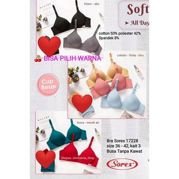 Bra Sorex 99118 17228 Size 36 - 42 Comfort