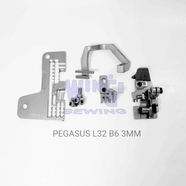 PEGASUS Gauge Set Mesin Jahit Obras Industri PEGASUS