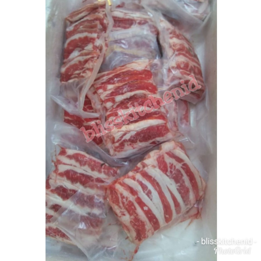 

Daging Sapi Lapis US Sliced Beef / US Shortplate 1kg