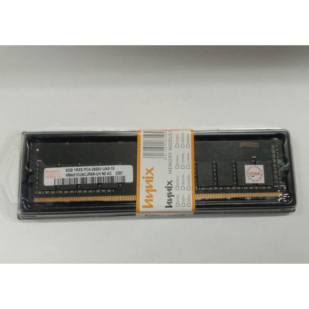 Memory / Ram hynix DDR4 8GB LONGDIMM