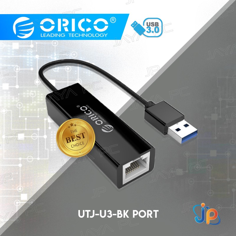 ORICO UTJ-U3 Gigabit Ethernet Network Adapter/Adaptor - USB 3.0 To LAN