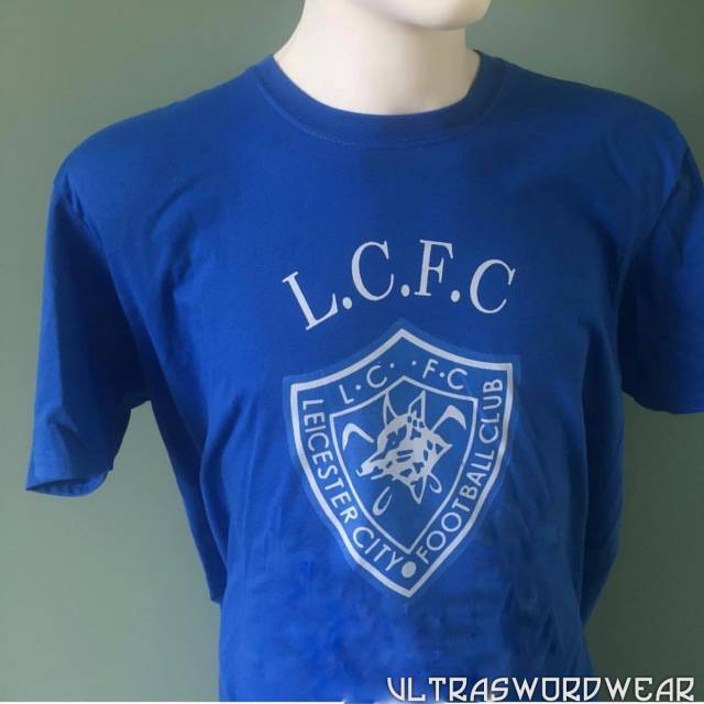 Tshirt baju kaos leichester city the  kop biru england hooligan inggris