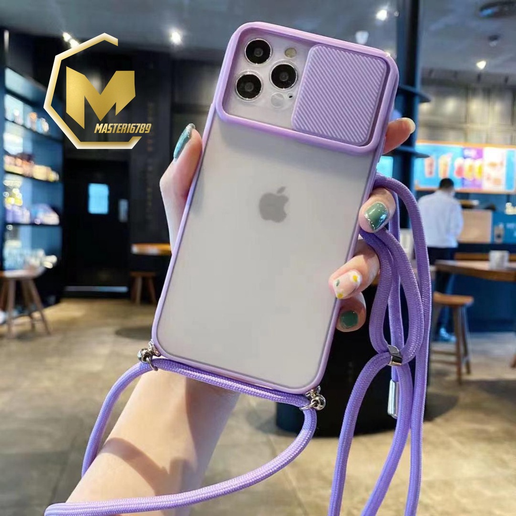 SOFTCASE SLINGCASE SLIDE PELINDUNG KAMERA IPHONE 6 6+ 7 7+ 8 8+ SE 2020 X XR XS MAX MA1812