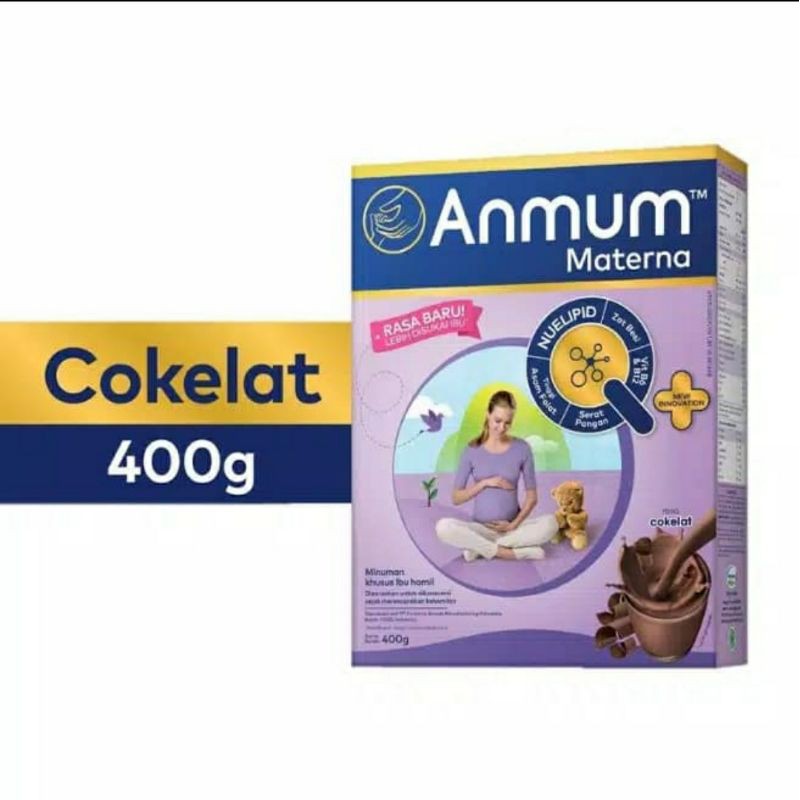 AnMum Materna 400 gram, Susu Kehamilan Rasa Coklat