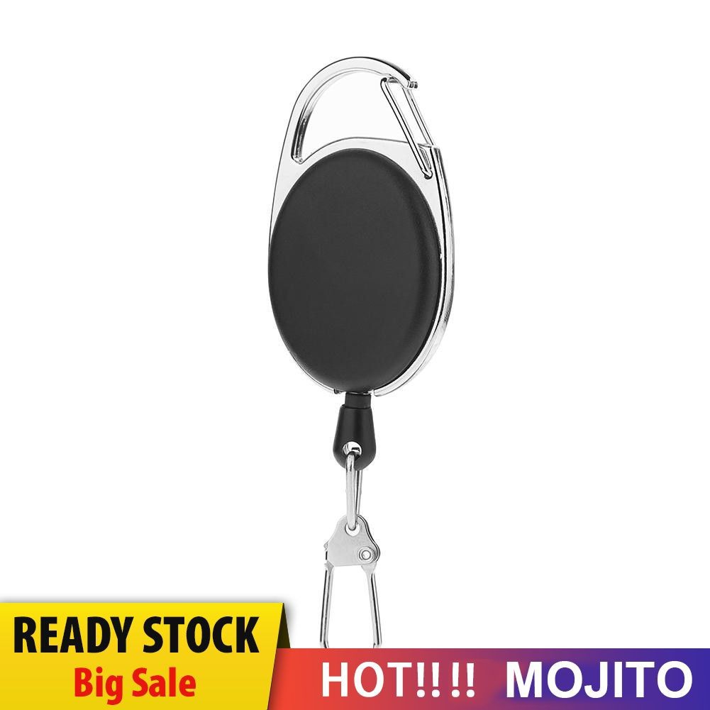 MOJITO Fly Fishing Key Ring Retractor Extractor Retractable Reel Anglers Keychain Tool