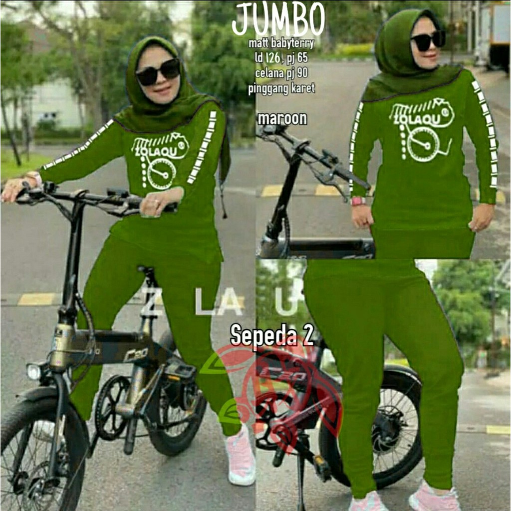 SET JUMBO TRAKA (3XL) 4Warna