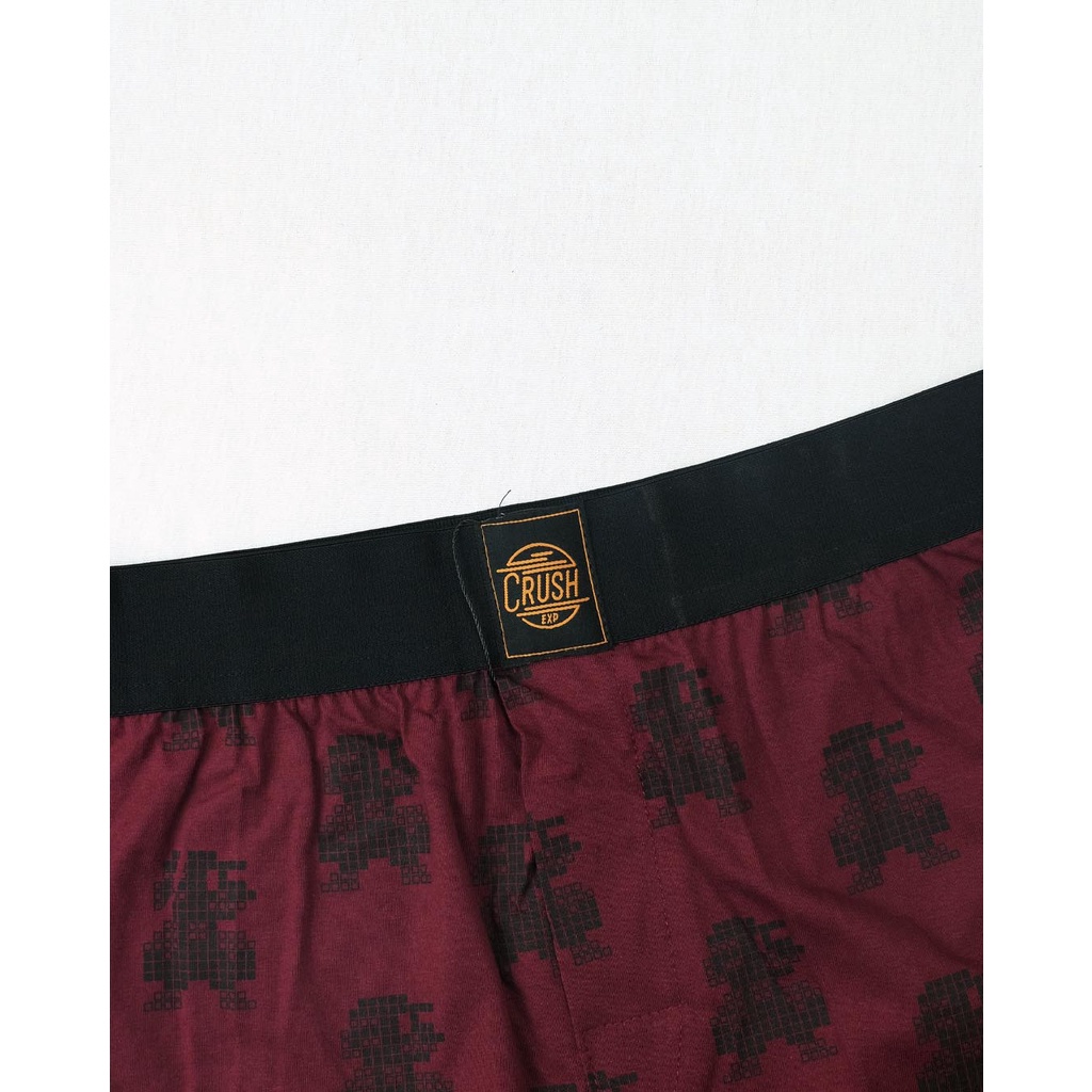 CRUSH EXP Celana BoxerFull Print BRC0112 - MAROON