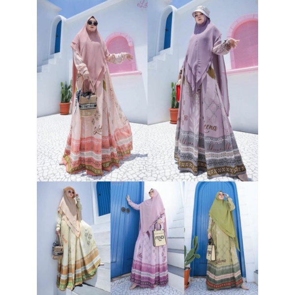 MAUZA SERIES EL.DEENA SYAR'I BY KANAYA_Gamis El.Deena Syari Kekinian Terlaris Termurah Bestseller