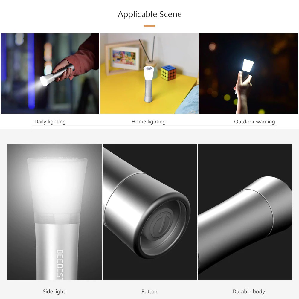 XIAOMI BEEBEST F2 - Portable Automatic Induction Flash Light - XP-G2 - Senter Multifungsi BEEBEST