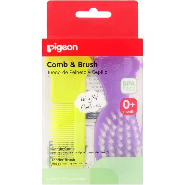 Pigeon Comb &amp; Hair Brush Set / Sisir Pigeon