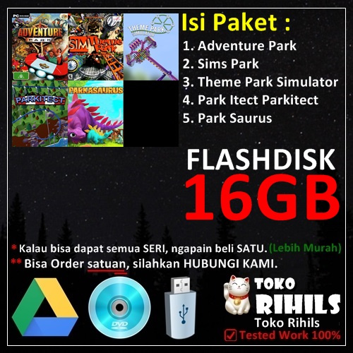 Park Paket Isi 5 Game PC Laptop
