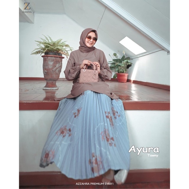 AYURA SET TUNIK ROK AZZAHRA PREMIUM SYARI
