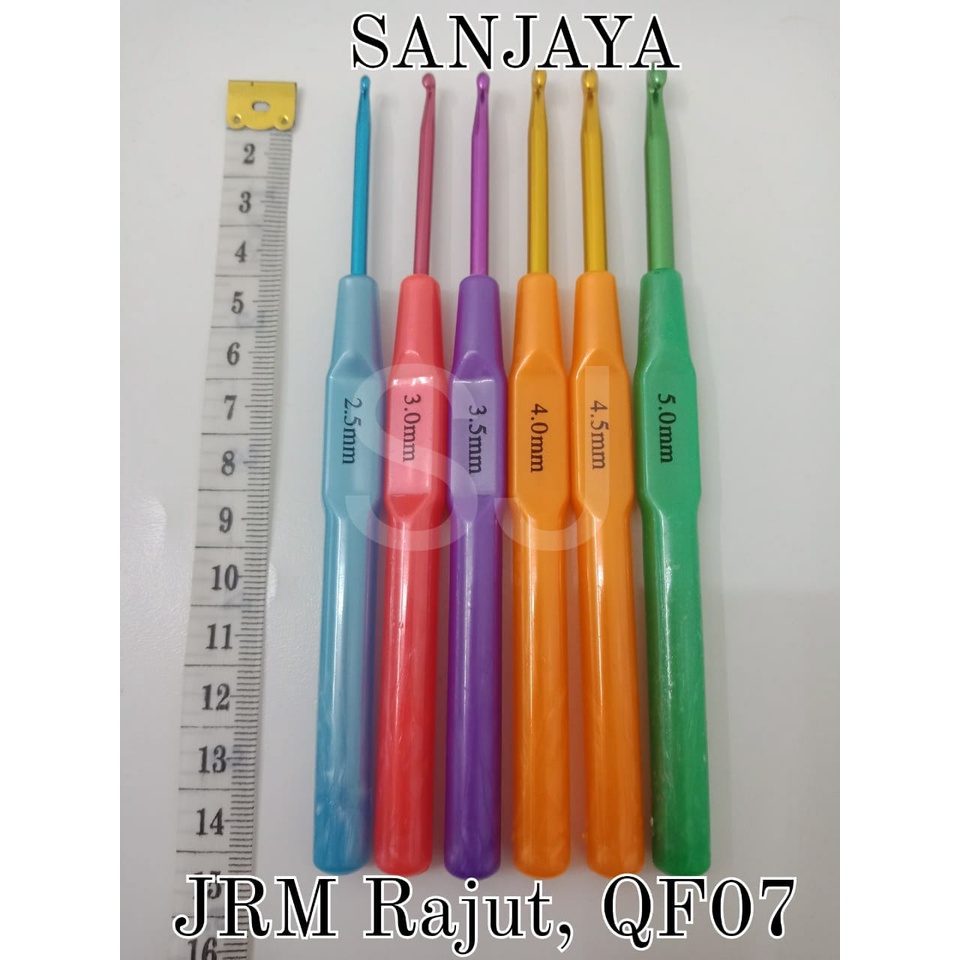 JARUM RAJUT / CROCHET HOOK / KNITTING NEEDLES / HAKKEN / HAKPEN / ALAT RAJUT ALUMINIUM / JARUM RAJUT QF07