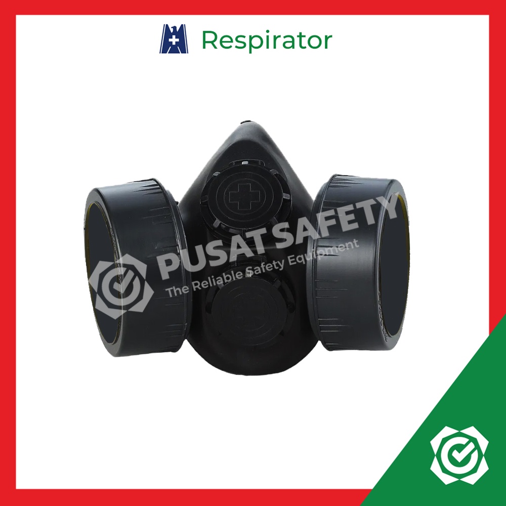 Masker Chemical Respirator Double NP 306 Blue Eagle Original