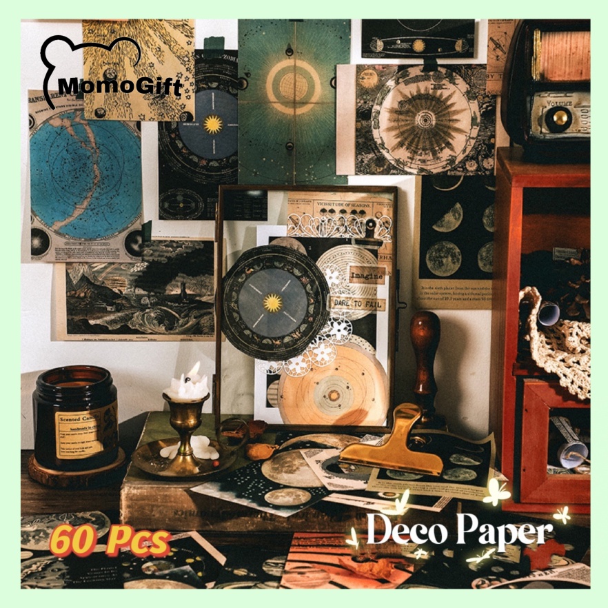 

Kertas Dinding Art Paper Kertas Vintage Years Letter Pack 60 Lembar - MB12