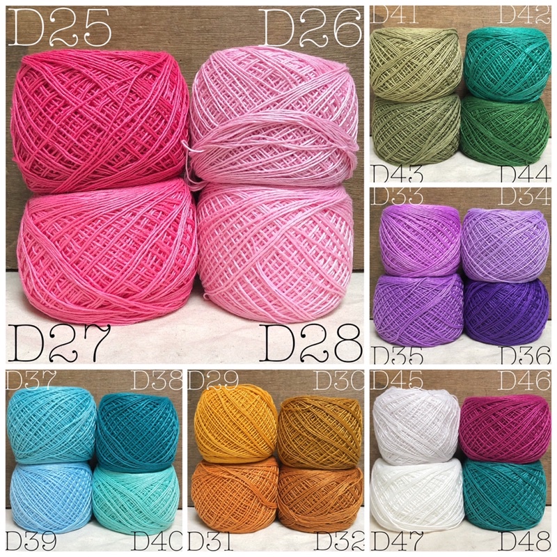 Jual Benang Rajut Soft Cotton Doily United Doily Lace Yarn Shopee