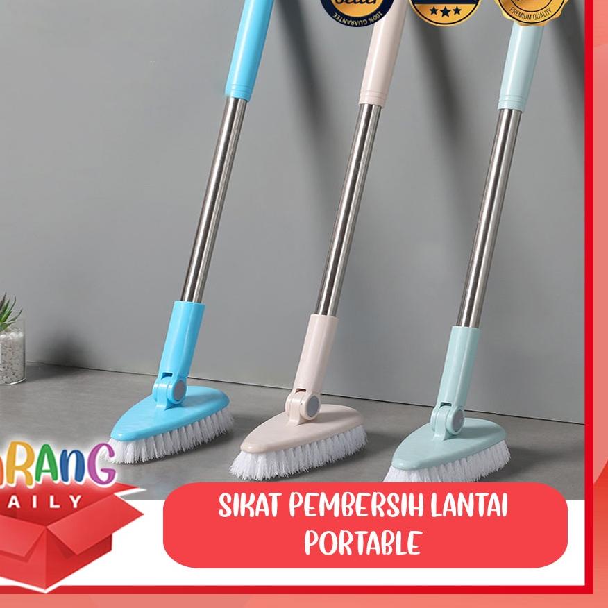 Sikat Lantai Pembersih Dinding Kamar Mandi Gagang Panjang Portable