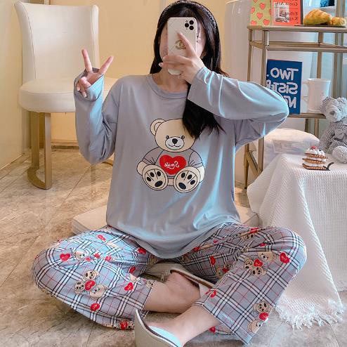 1093 ONE SET BAJU KAOS TIDUR PIYAMA KEKINIAN PP SPANDEK IMPORT FASHION WANITA KOREA ONE SET SETCEL B