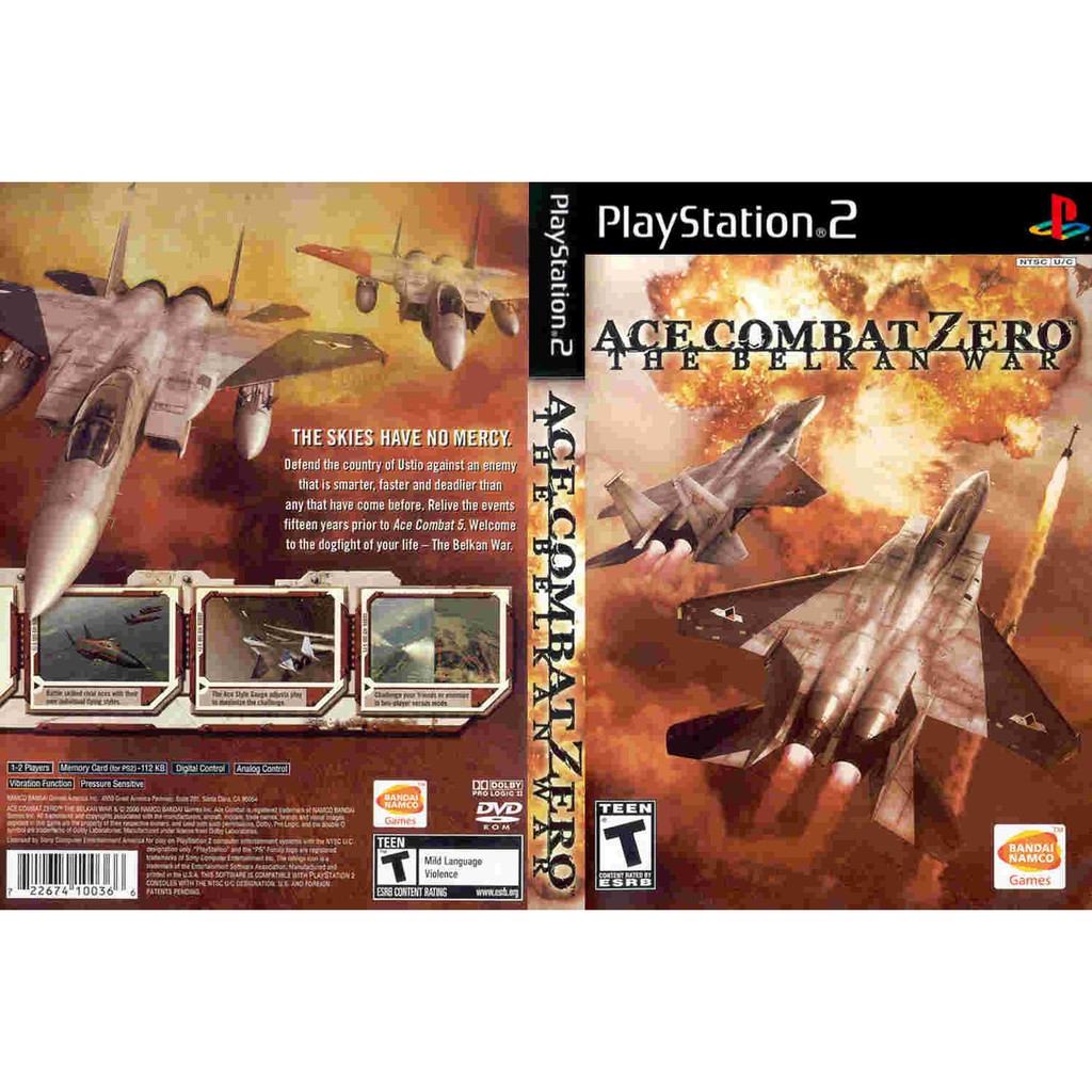 Kaset PS2 Game Ace Combat - Belkan War