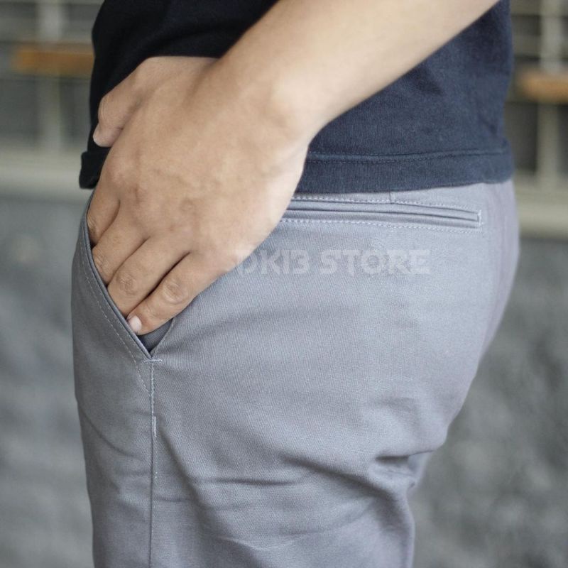 Celana Pendek Pria Chino Original Gefaliano Non Strecth Size 27-38