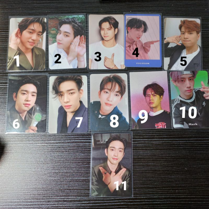 GOT7 Jaebeom JB Mark Tuan Jinyoung Jackson Bambam Yugyeom Photocard PC