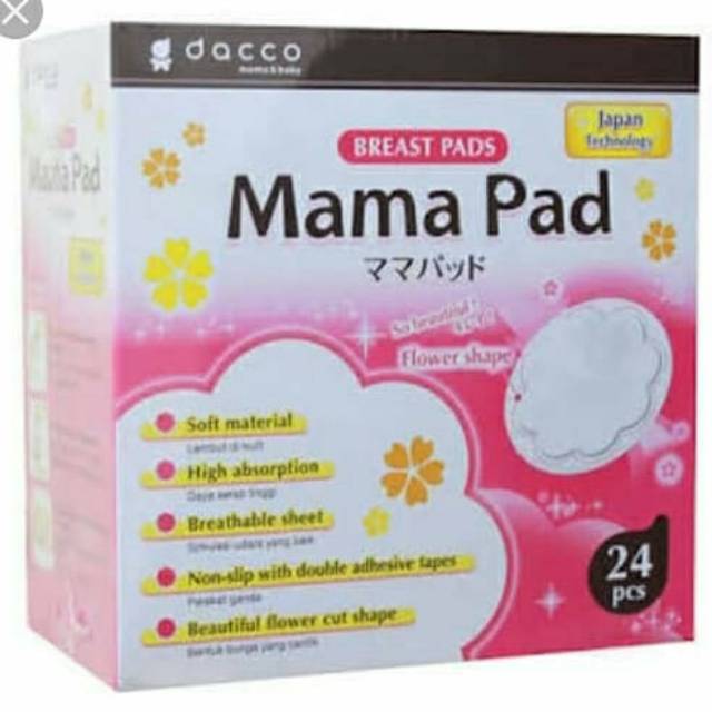 ♥BabyYank♥ MAMA PAD BREAST PADS ISI 24PCS - DACCO MAMAPAD 3D ISI 24 pcs / Penyerap Asi