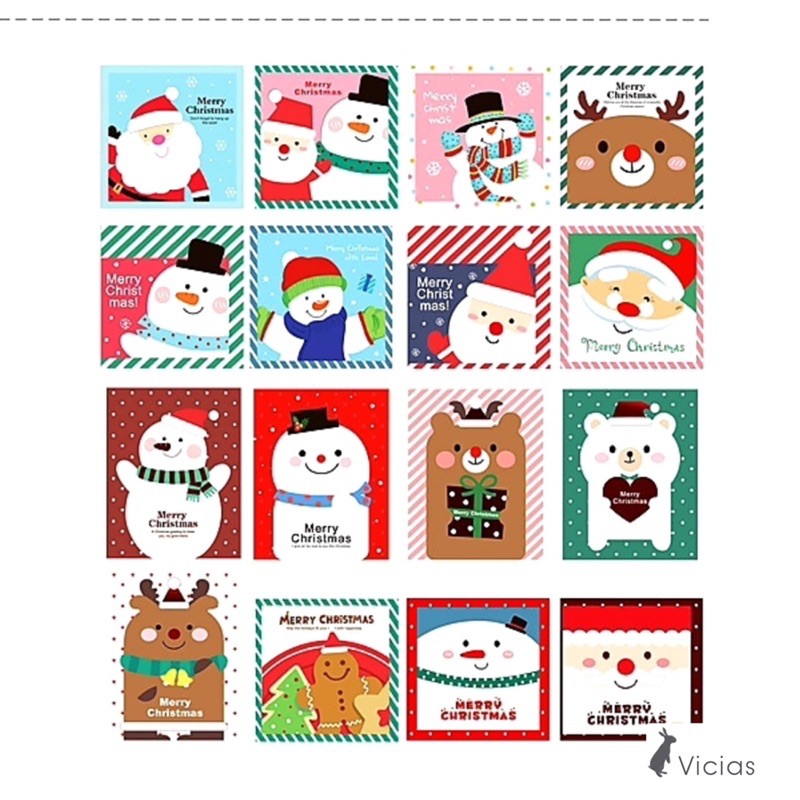 

CARD 02 - Kartu Ucapan Natal Merry Christmas LUCU Unik