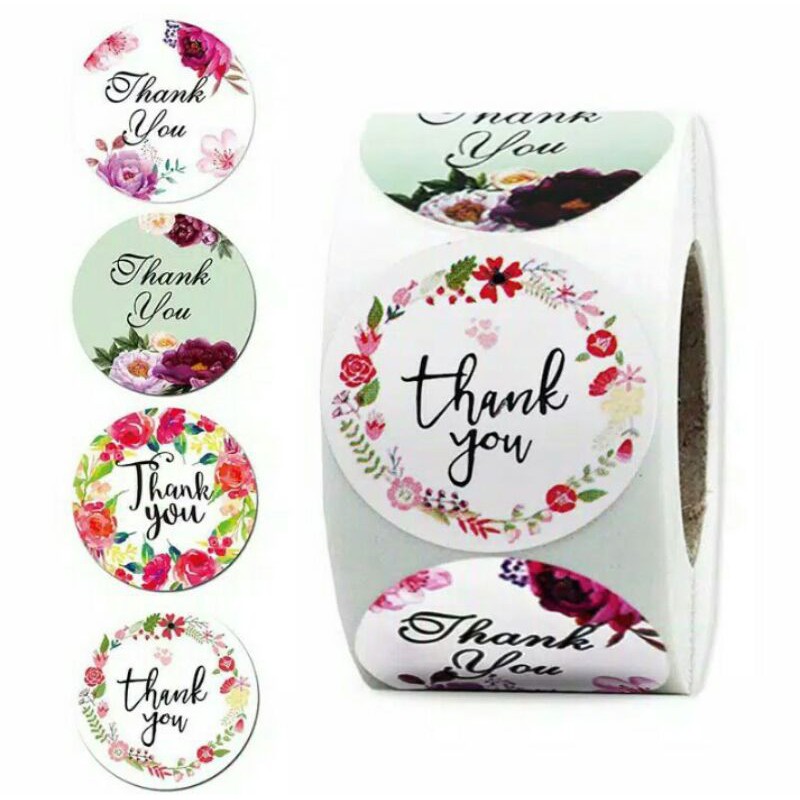 

Stiker label Thank You lucu B01 utk hiasan paket/bingkisan/souvenir/pesta/serbaguna