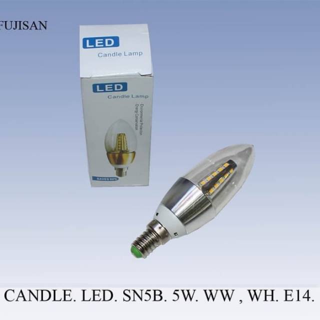 Bohlam candle lampu E27 E14 Fujisan