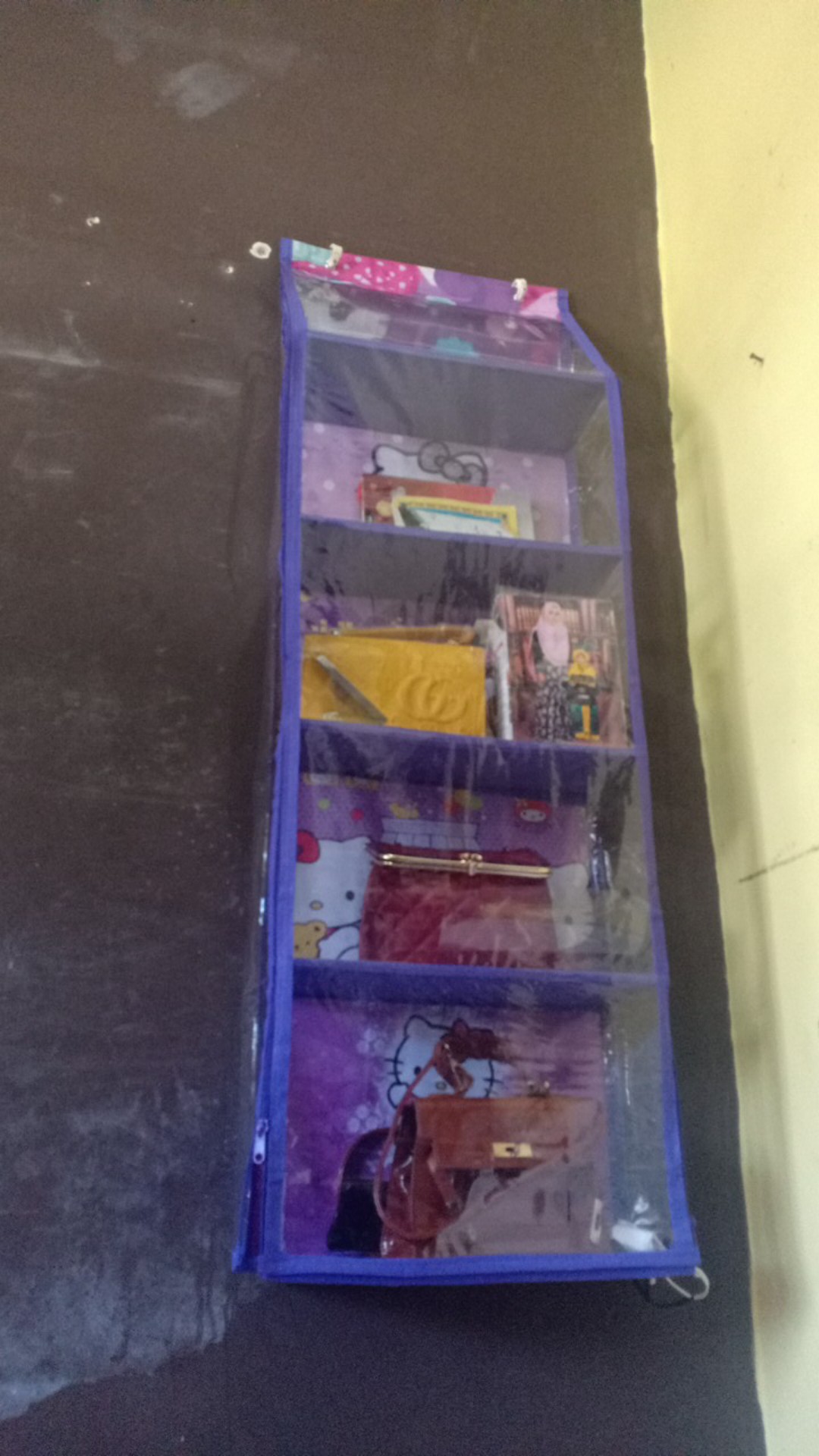 [set 3in1 Karakter] | Hbo Hso Hjo | Rak Sepatu Rak Tas Dan Gantungan Jilbab Karakter Full Resleting