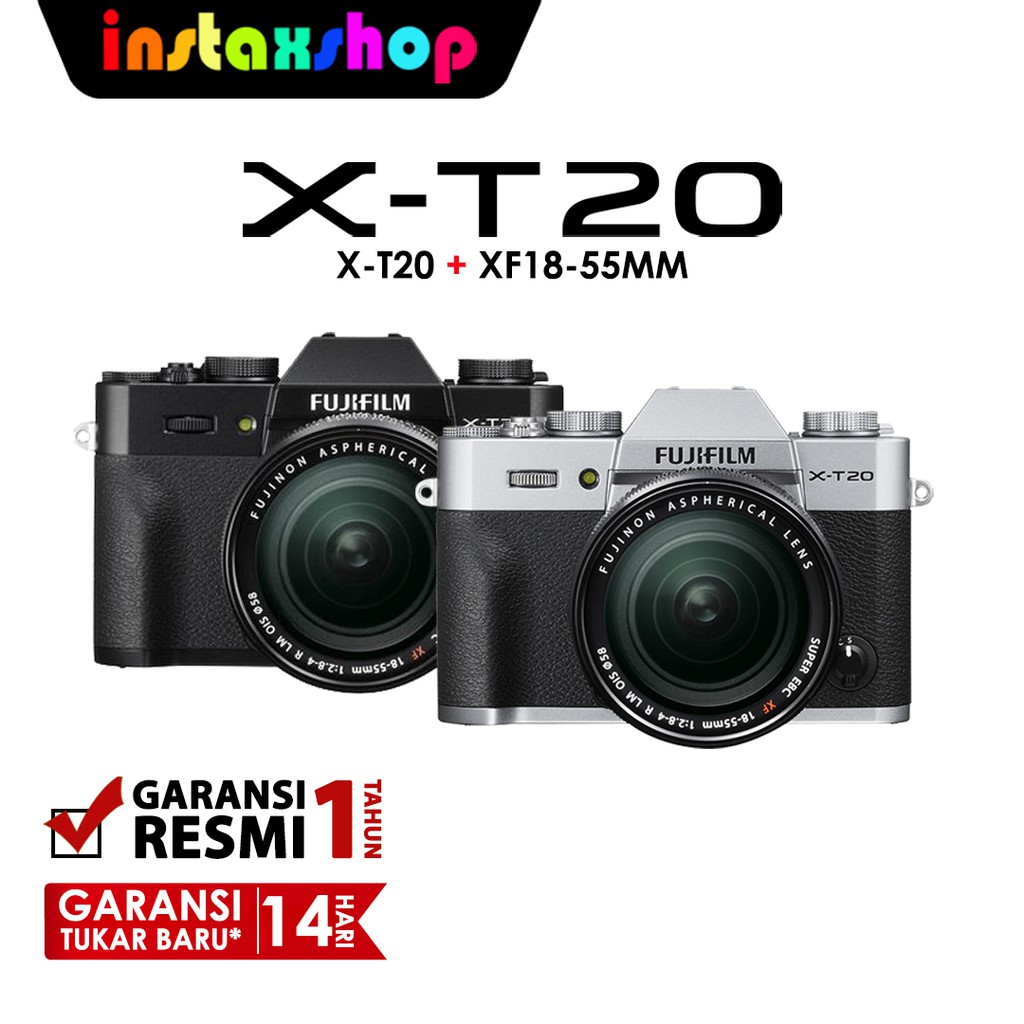 FUJIFILM XT20 XT-20 Kit Lensa  18-55mm Kamera Mirorless