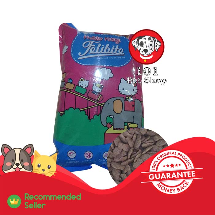 MAKANAN KUCING FELIBITE TUNA KITTEN ADULT IKAN &amp; DONAT 1KG