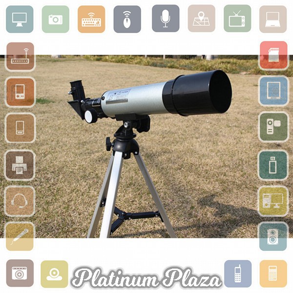 Nikula Teropong Bintang Space Astronomical Telescope Optical Glass &amp; Metal Tube 360/`TM2FMC-- F36050