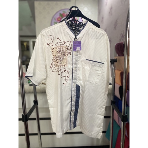 Koko Pendek Bordir Coklat