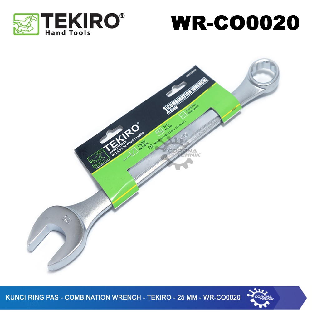 Kunci Ring Pas - Combination Wrench - Tekiro - 25 mm - WR-CO0020