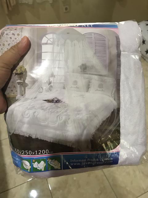 Jvn Mosquito Net Kelambu Gantung Jaring Nyamuk Javan 60x250x1200cm