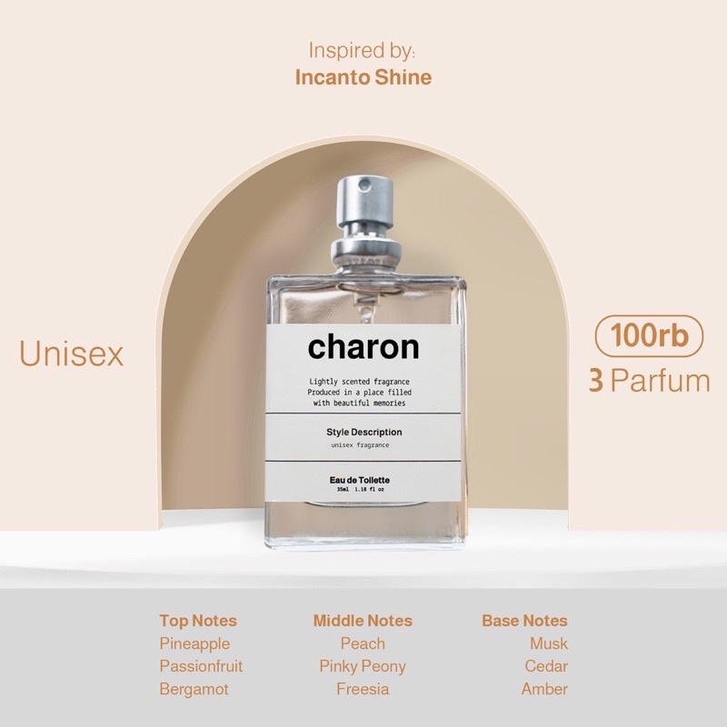 Bjorka CHARON Parfum Unisex Tahan Lama Murah Inspired Perfume Terlaris