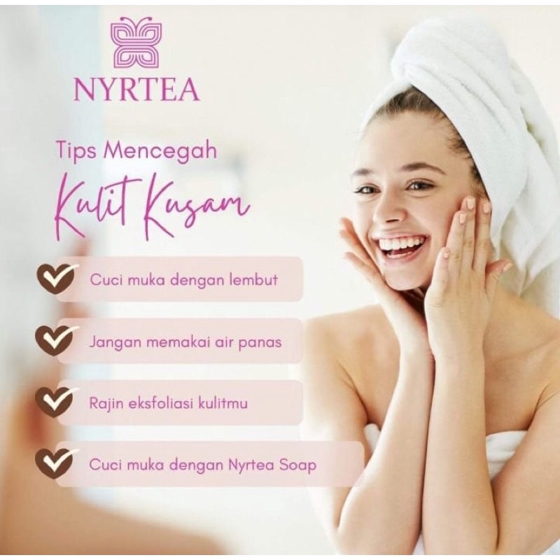 SABUN NYRTEA (20gr) || PEMUTIH BADAN WAJAH