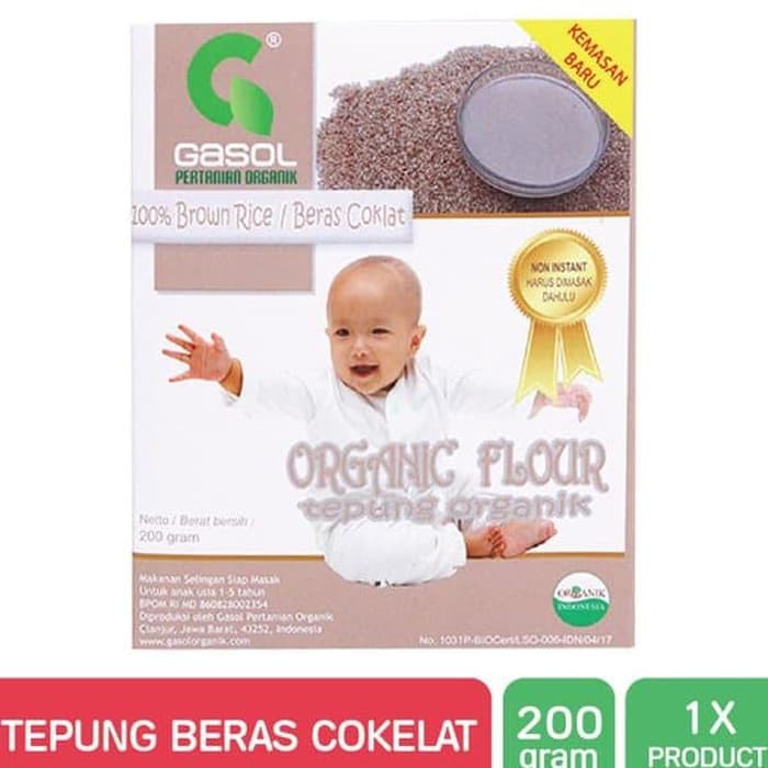 Gasol Tepung Organik 200gr / Makanan MPASI